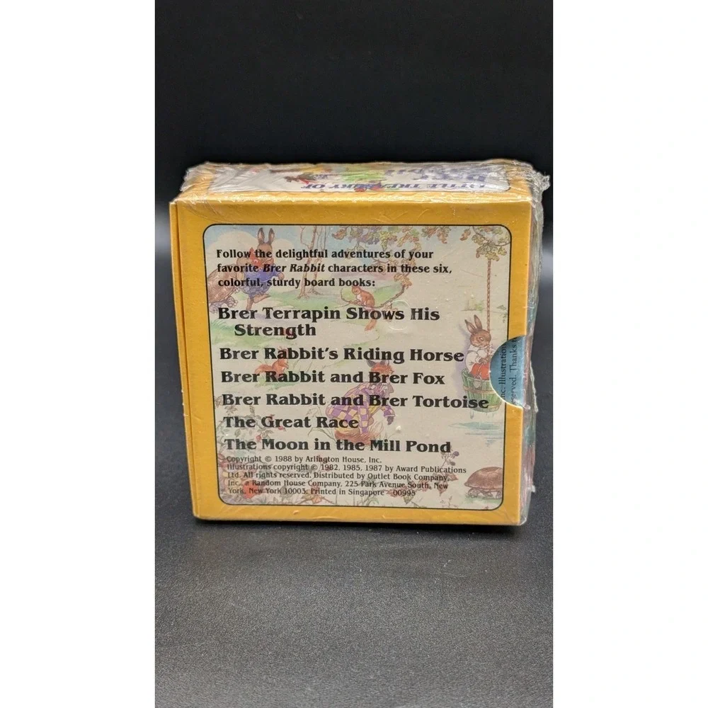 Little Treasury of Brer Rabbit Small Board Book Boxed Set - Arlington House 1988